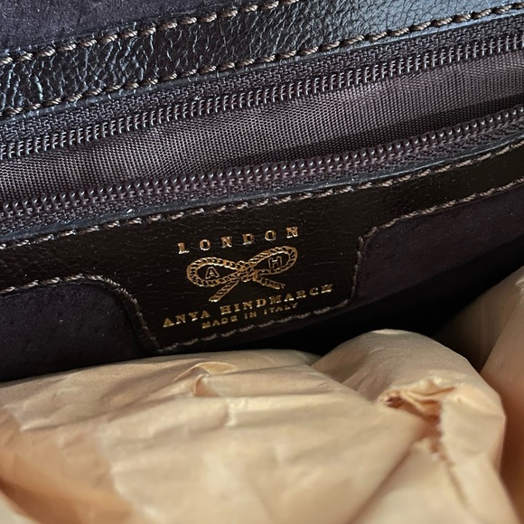 VINTAGE ANYA HINDMARCH LOGO PRINT PURSE - Picture 3 of 4